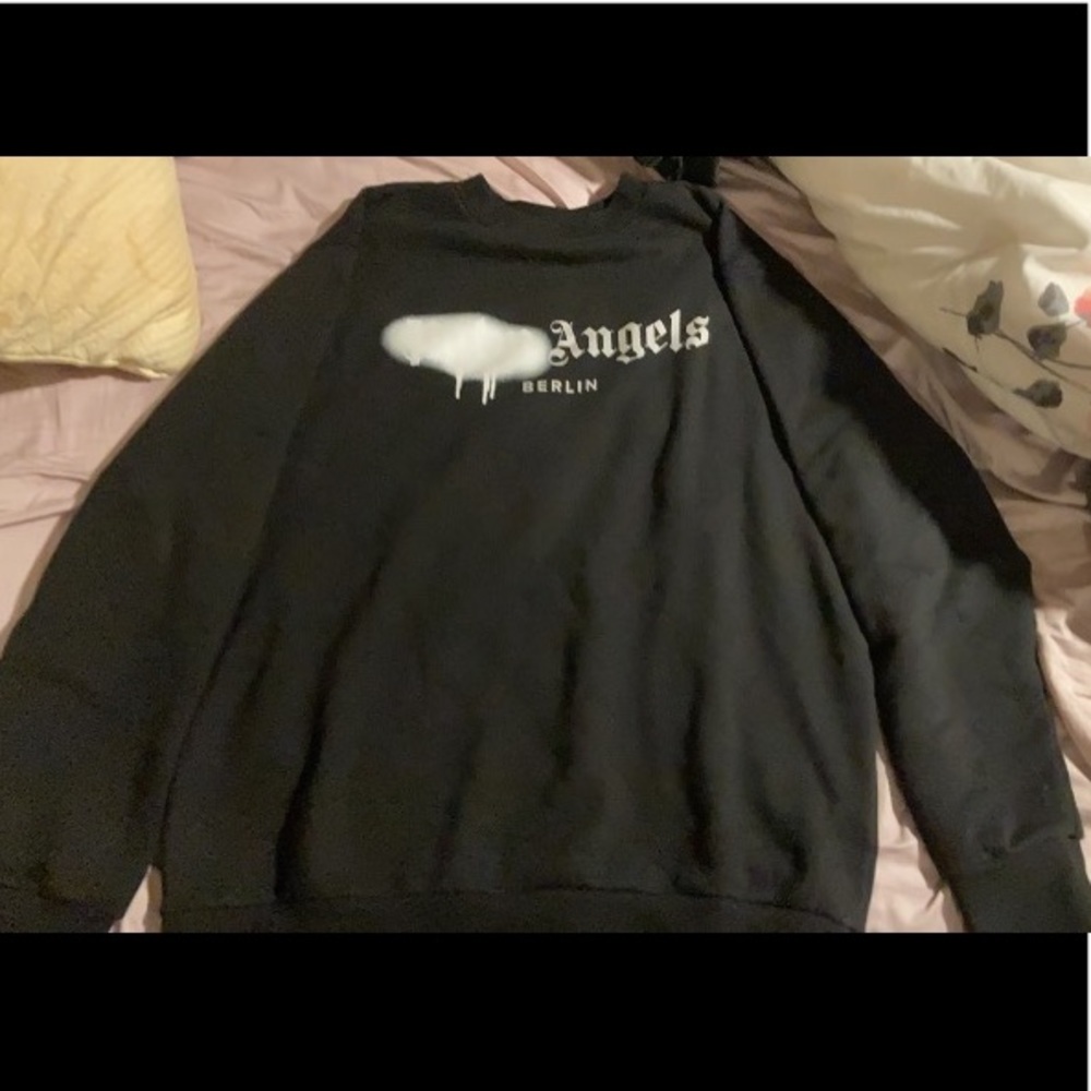 Palm Angels Berlin Logo Sprayed Crewneck